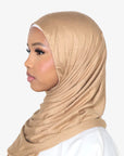 Premium Emirati Jersey Hijab & Hijab Cap Bundle