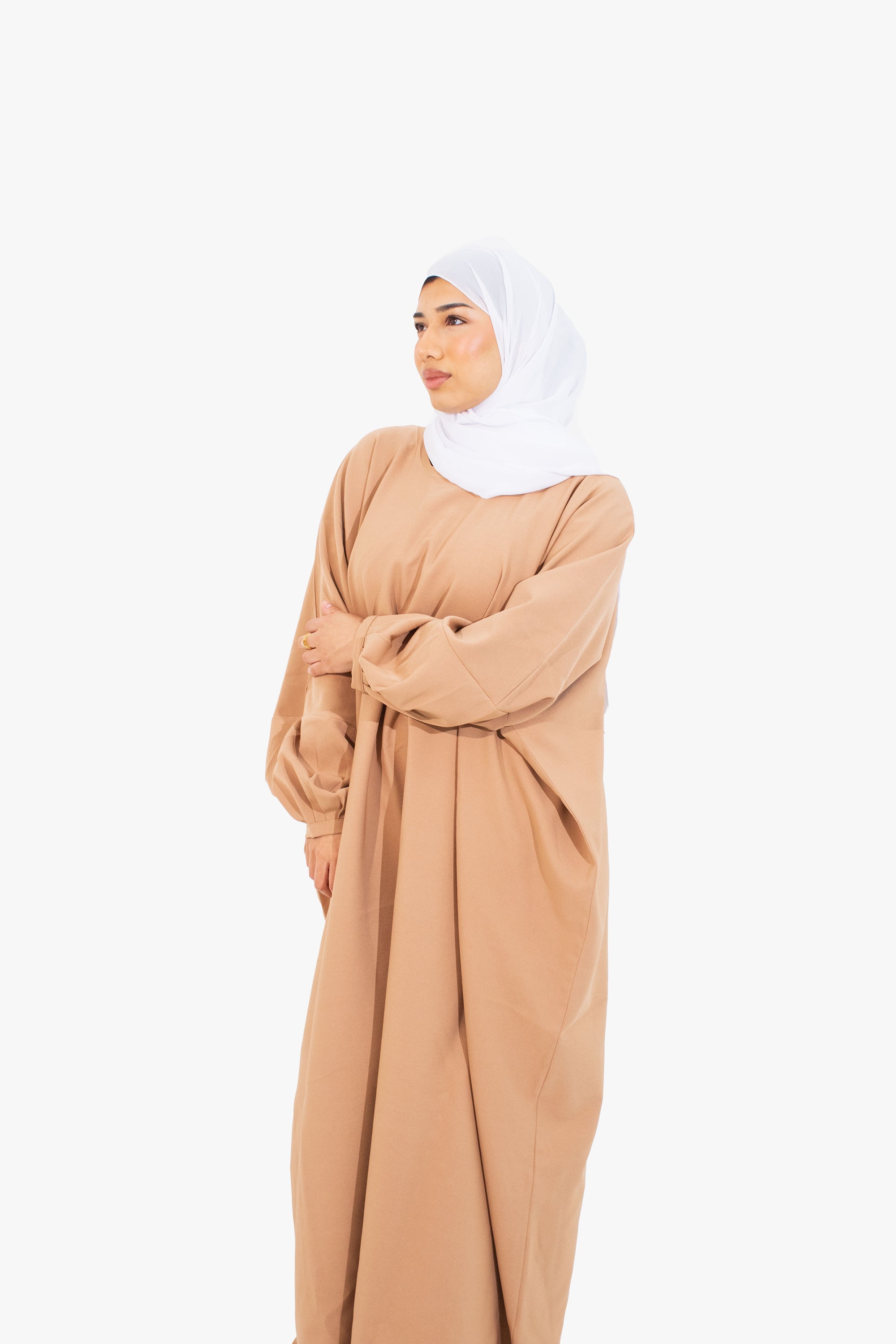 Coffee Batwing Abaya