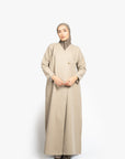 Cream Abaya Coat