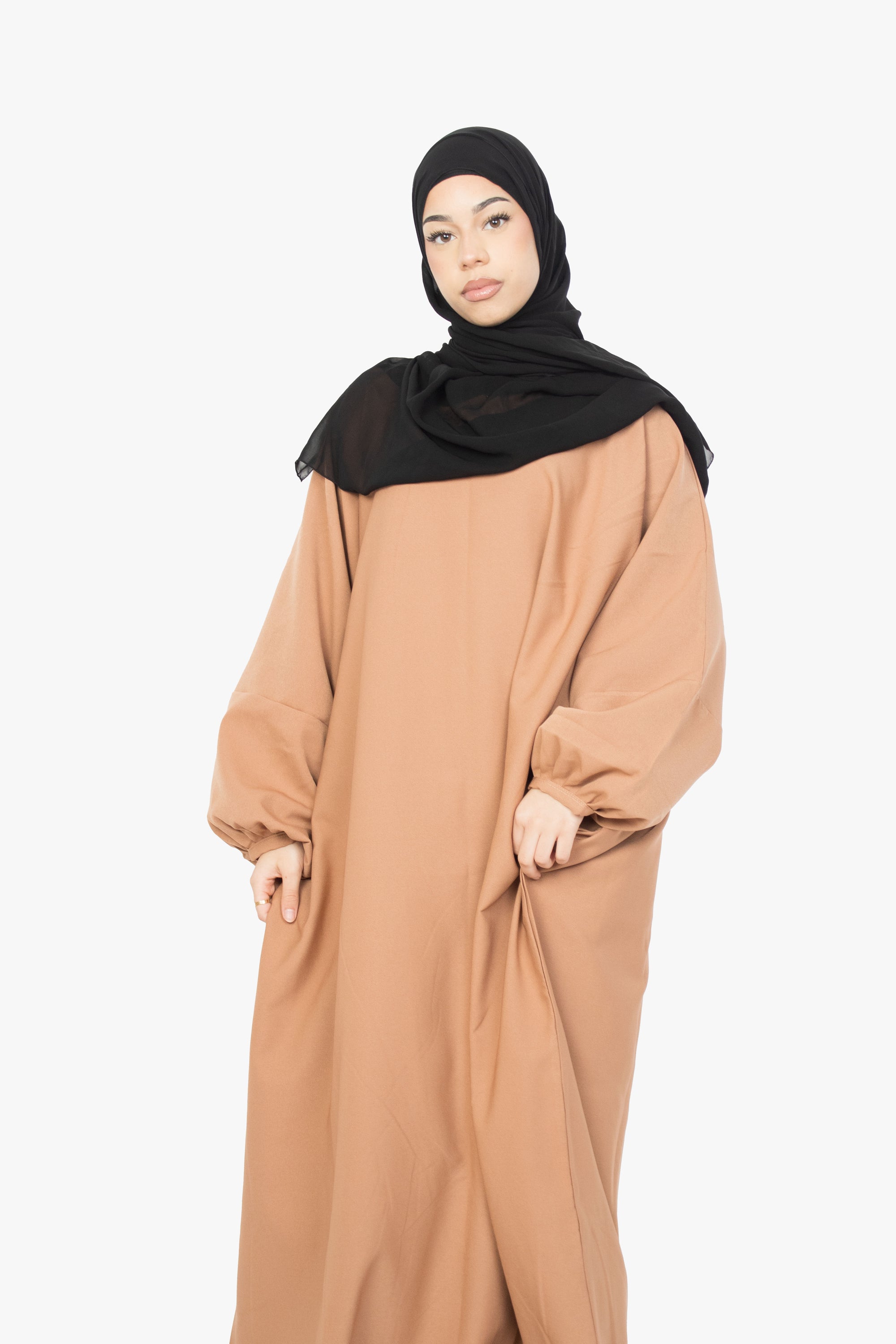 Caramel Batwing Abaya
