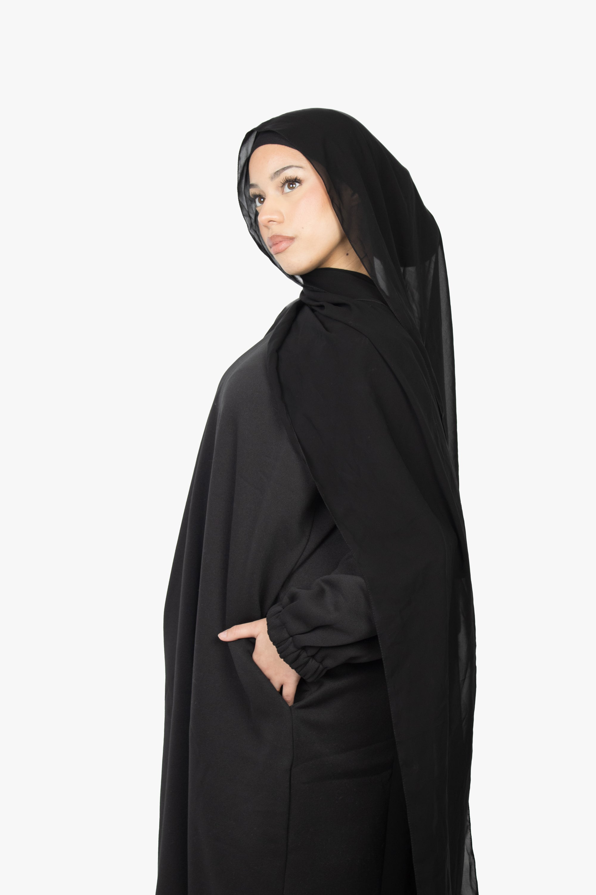 Black Jumper Abaya