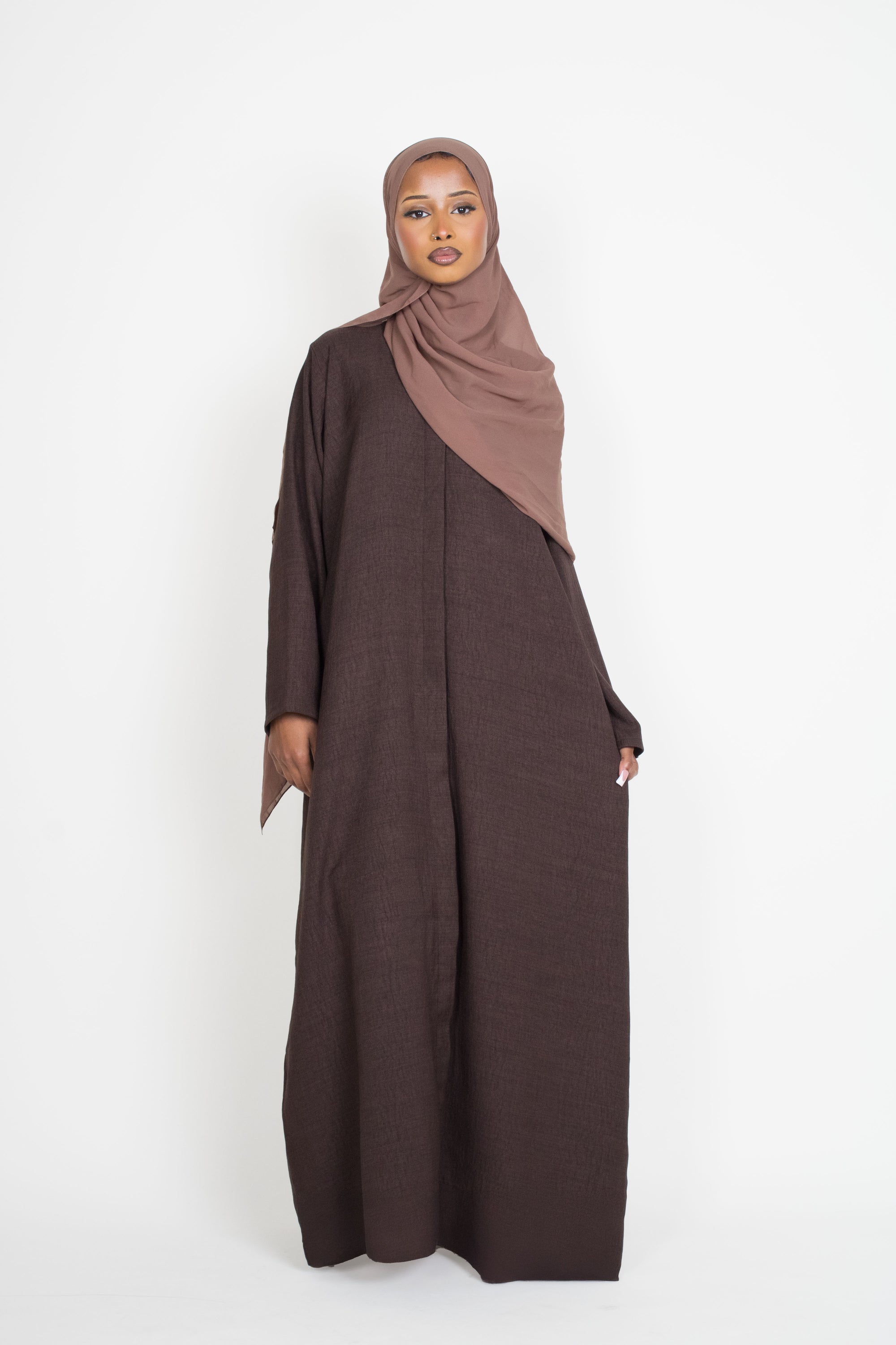 Coffee Mélange Long Shirt Abaya