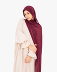 Ivory Marie Sleeve Abaya