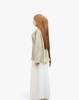 Soft Fern Textured Double Pleat Top