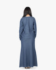 Dark Denim Mermaid Tail Skirt