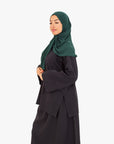 Black Two-Piece Abaya