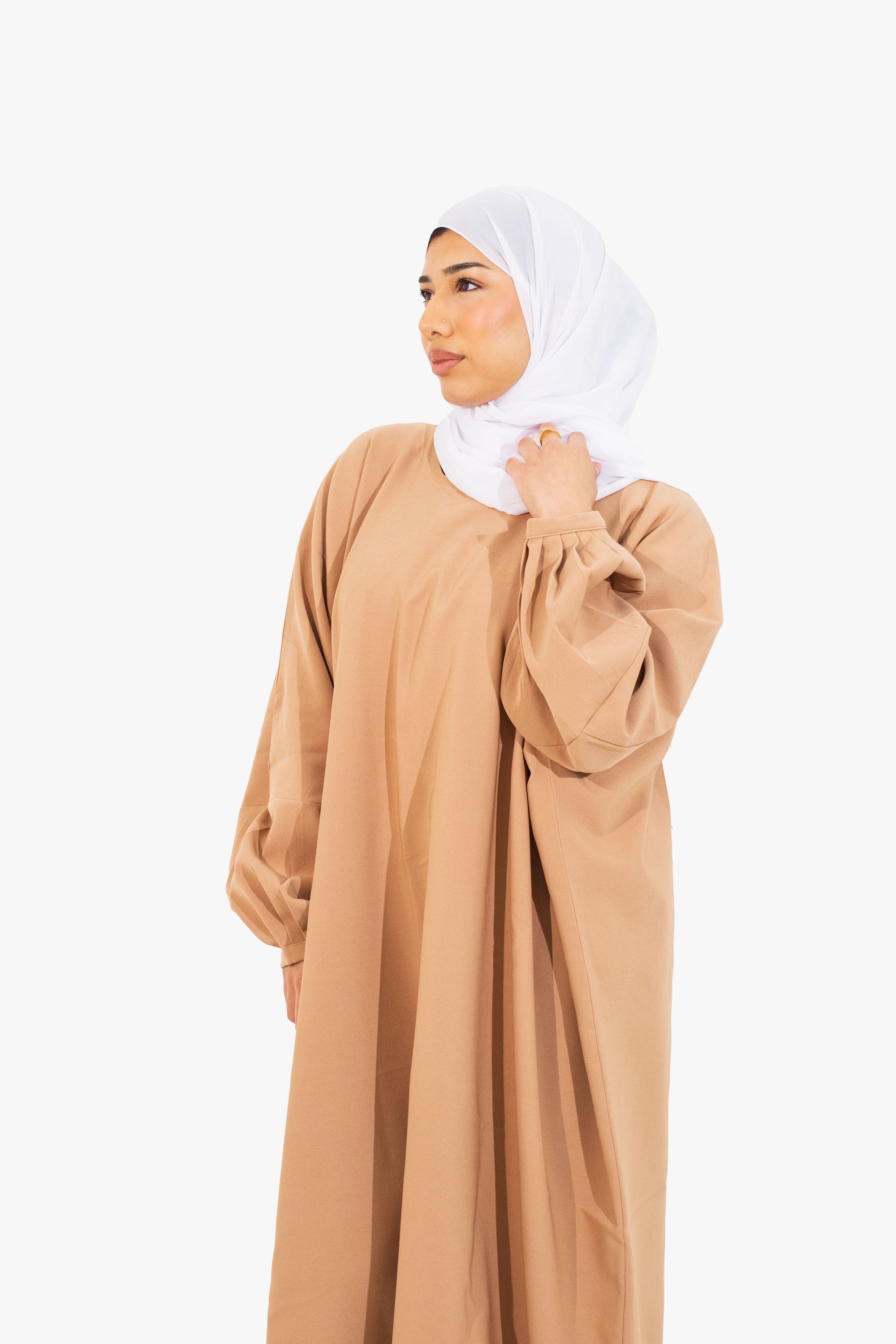 Coffee Batwing Abaya