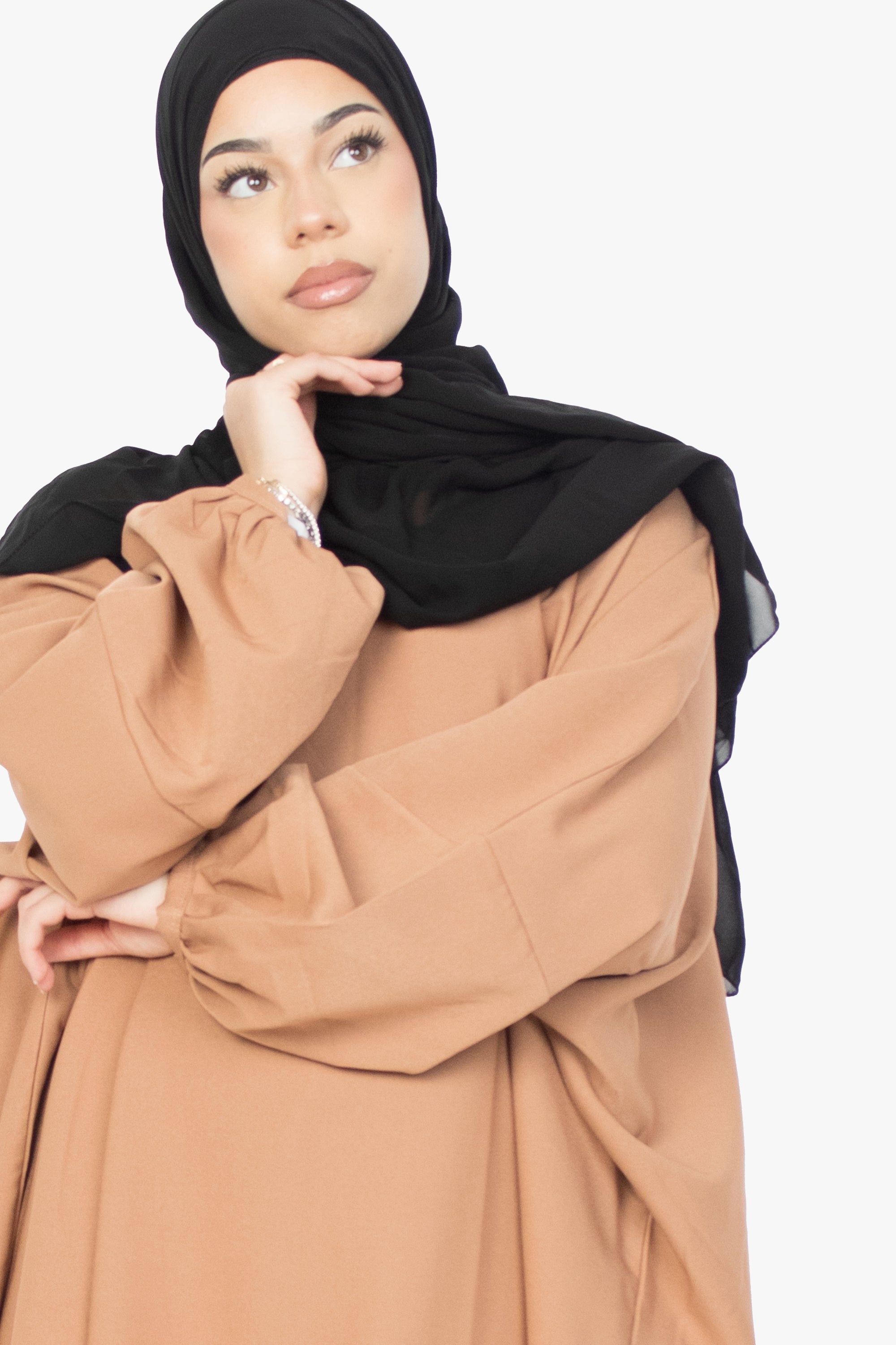 Caramel Batwing Abaya