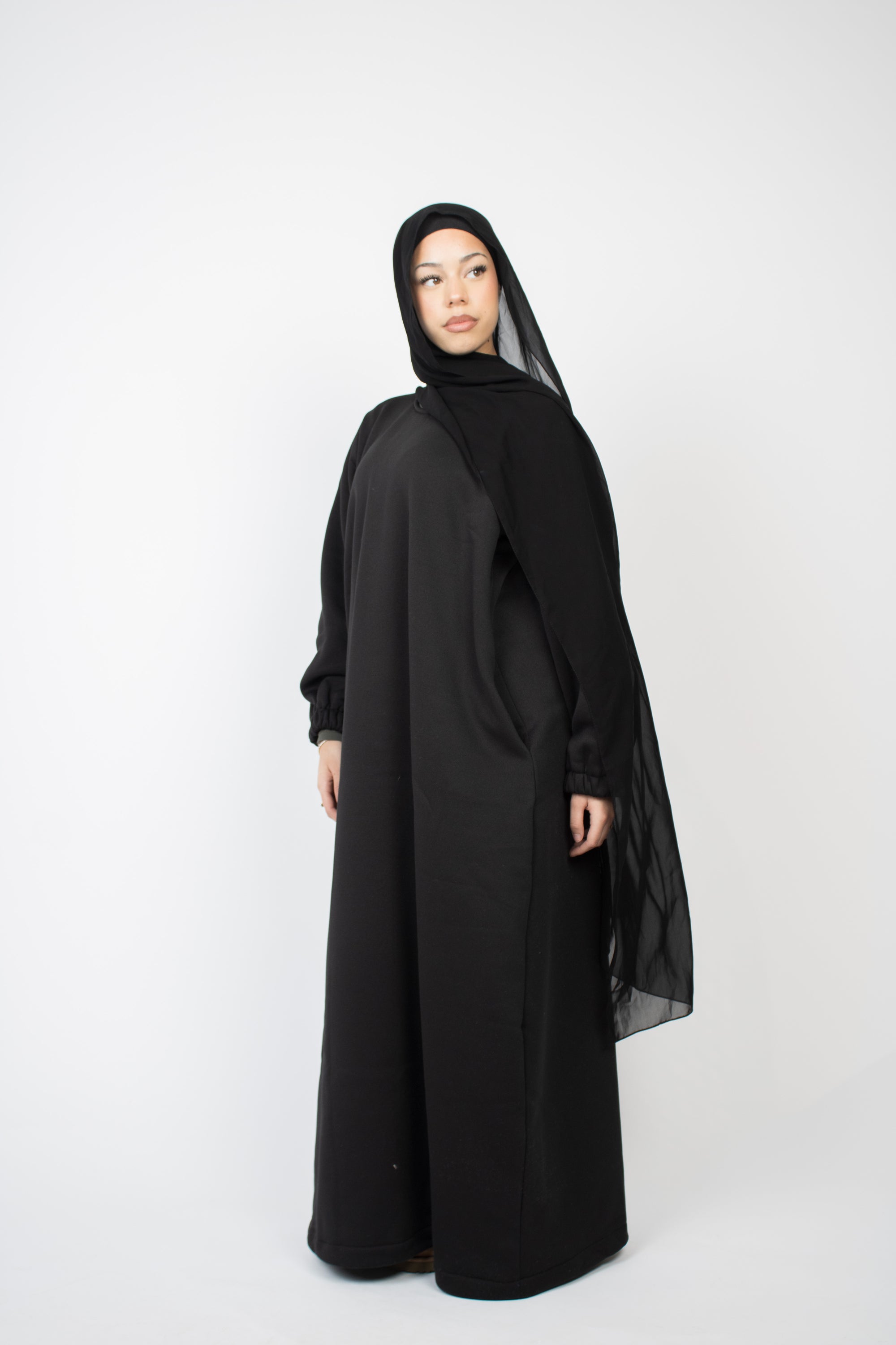 Black Jumper Abaya