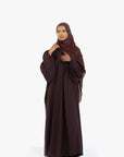 Hazelnut Brown Balloon Sleeve Abaya