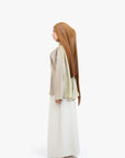 Soft Fern Textured Double Pleat Top