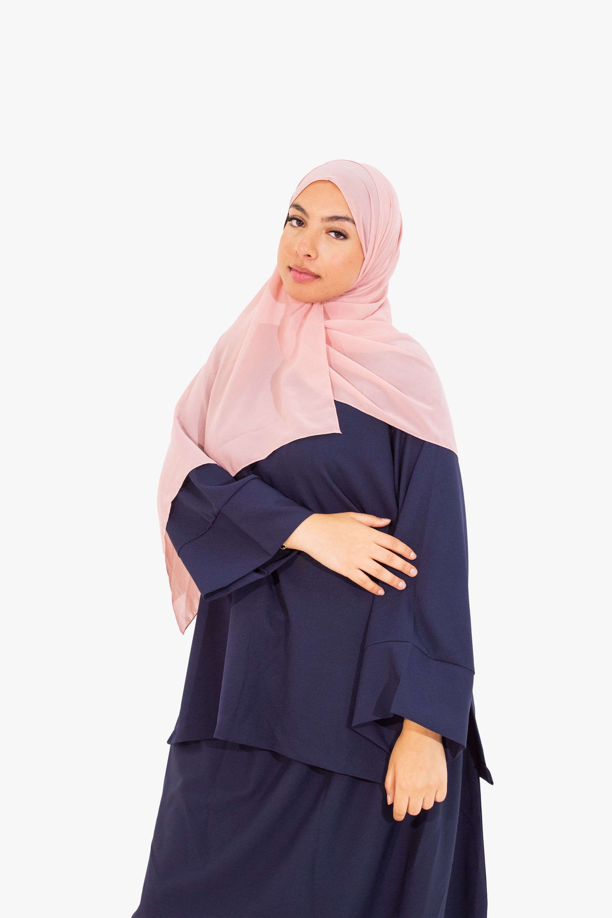 Navy Two-Piece Abaya