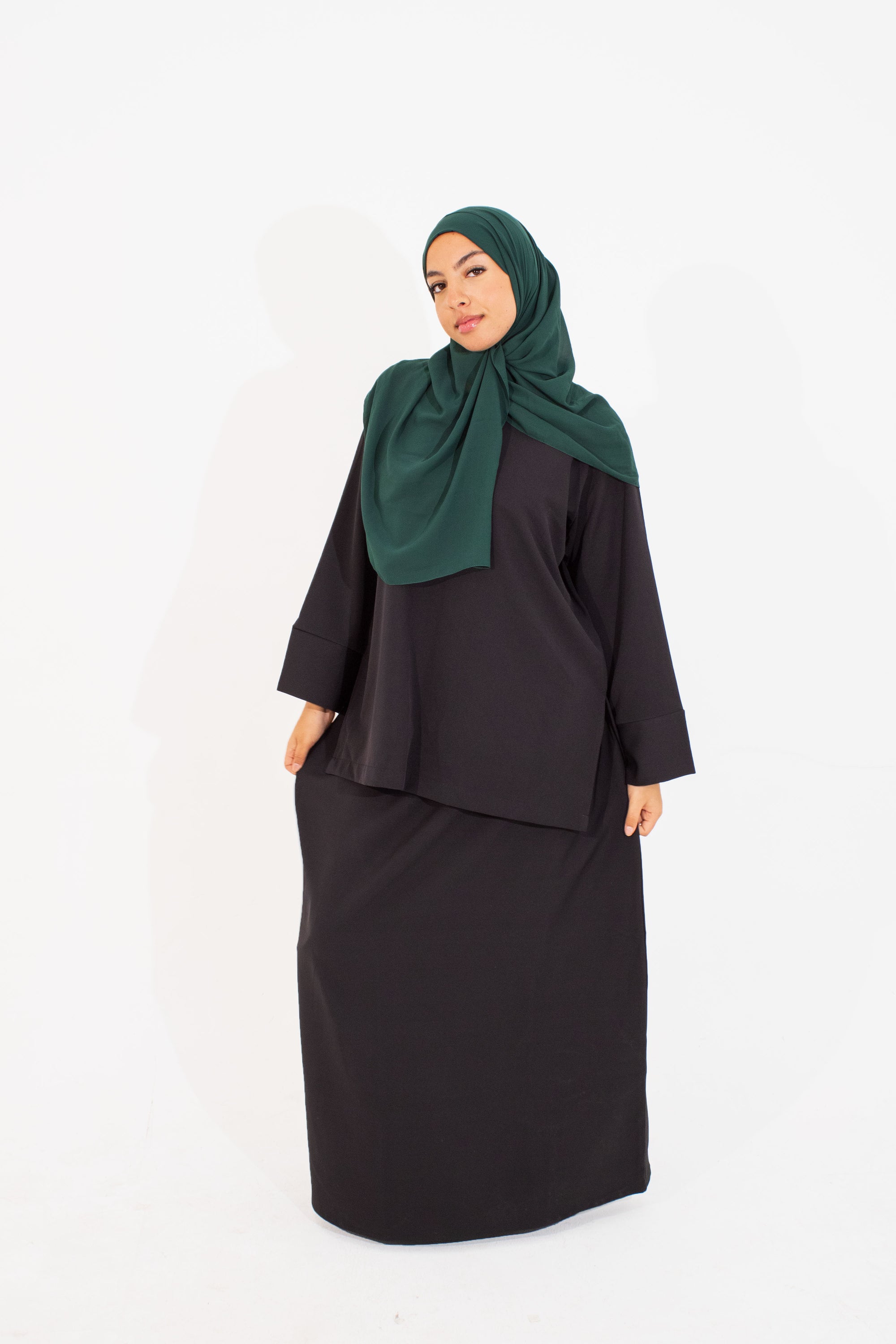Black Two-Piece Abaya