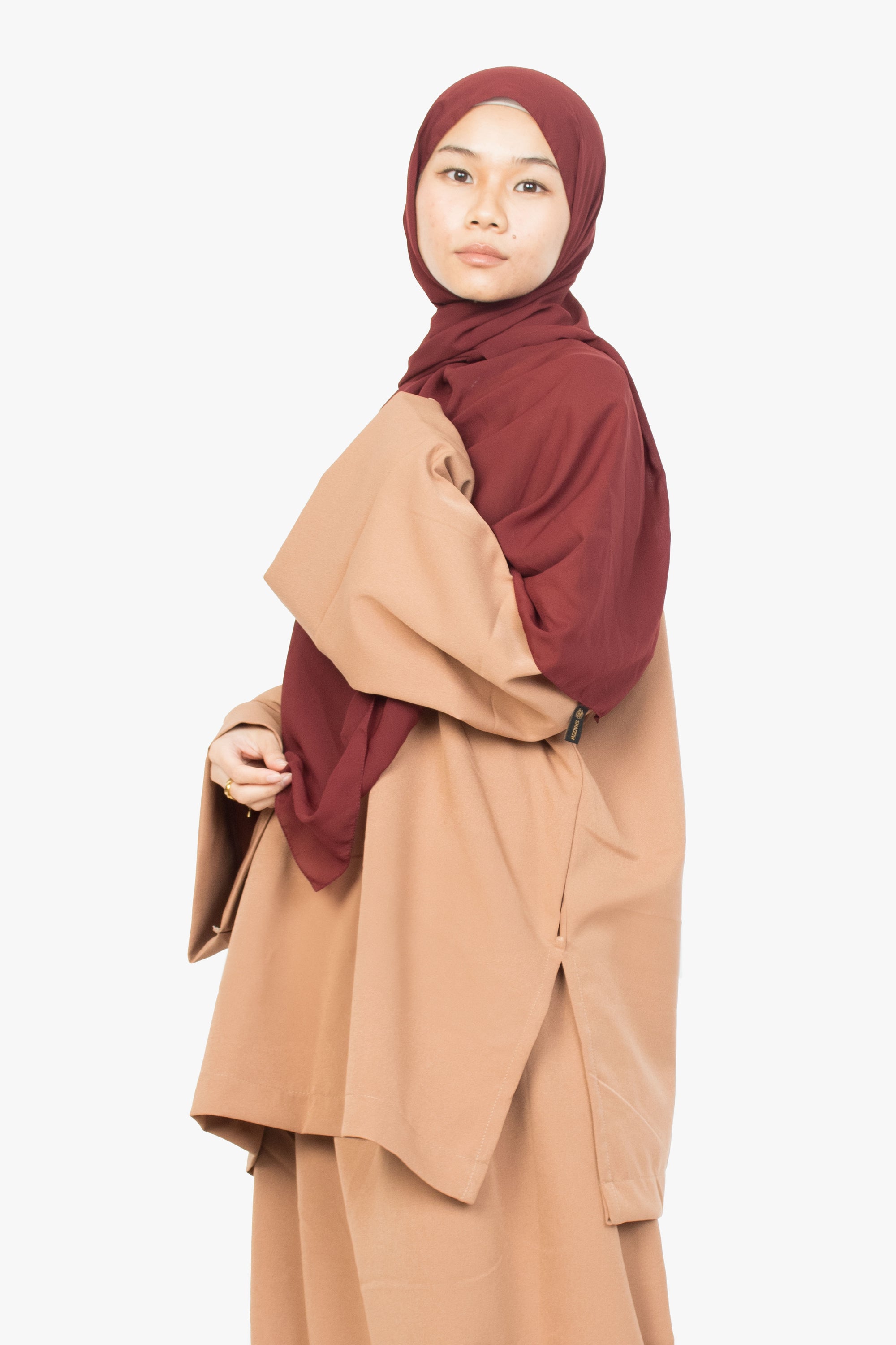 Caramel Two-Piece Abaya