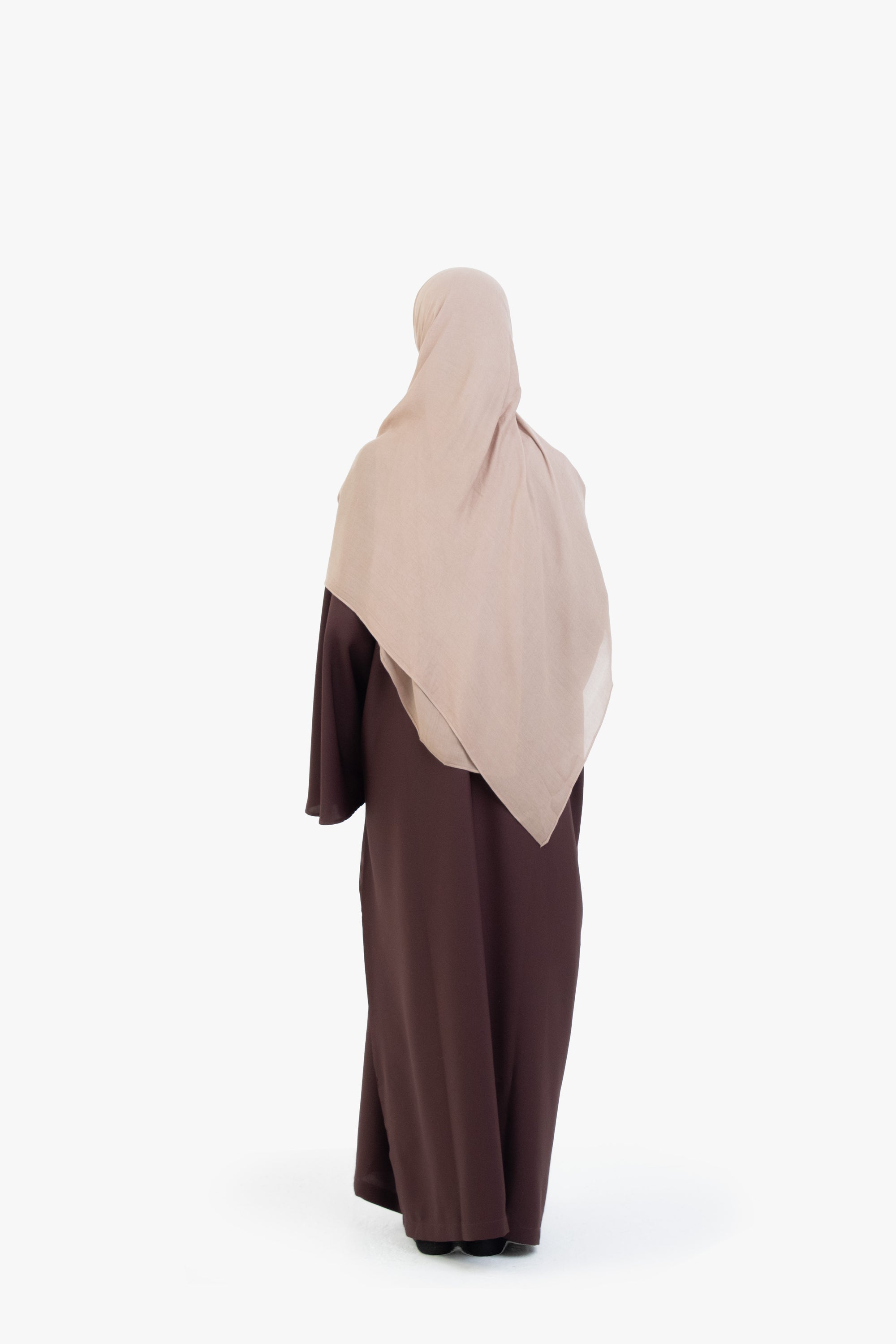 Hazelnut Brown Umbrella Sleeve Abaya