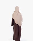 Hazelnut Brown Umbrella Sleeve Abaya