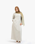 Stone Textured Double Pleat Dress