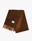 Mocha Double-Tone Winter Scarf