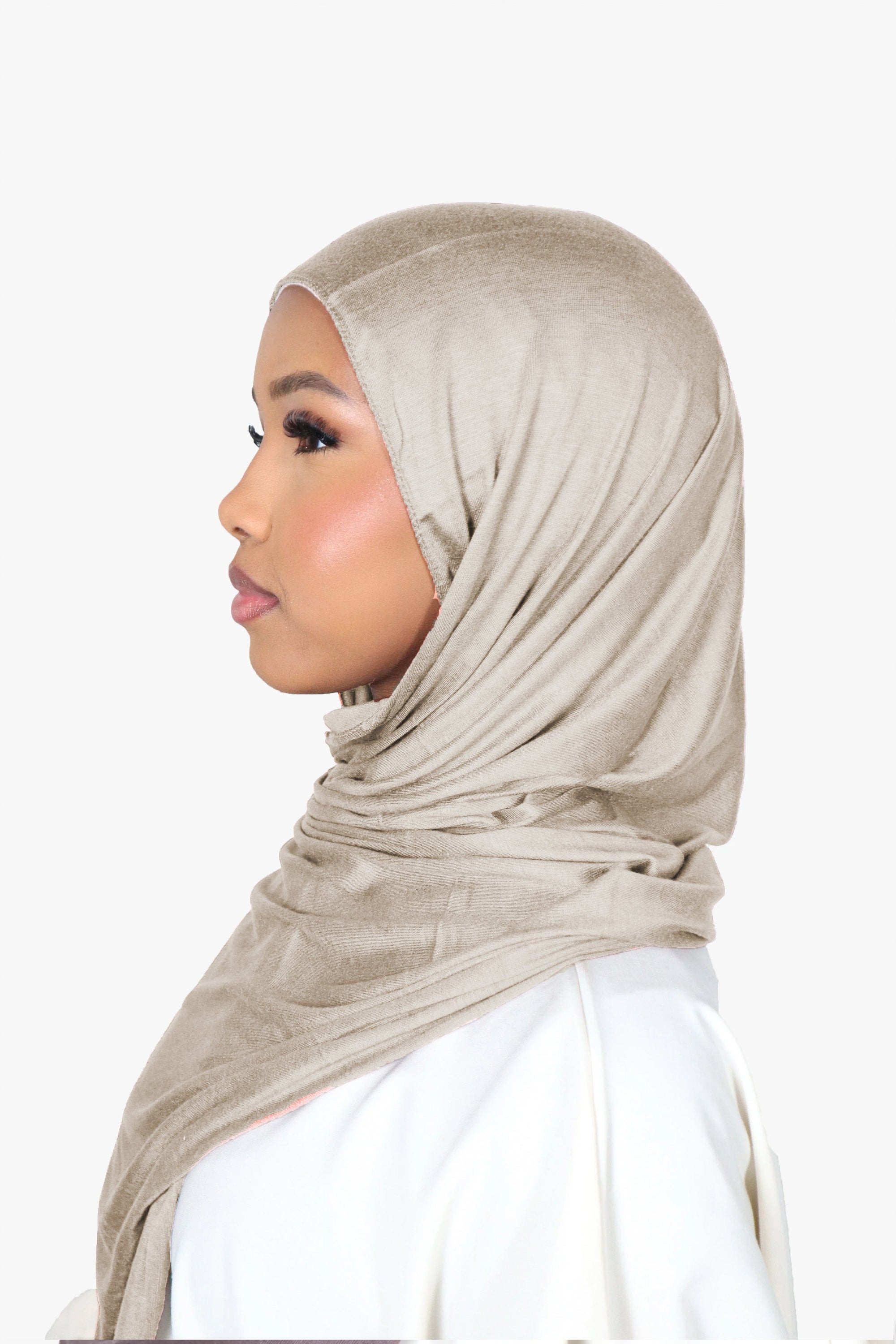 Premium Emirati Jersey Hijab & Hijab Cap Bundle