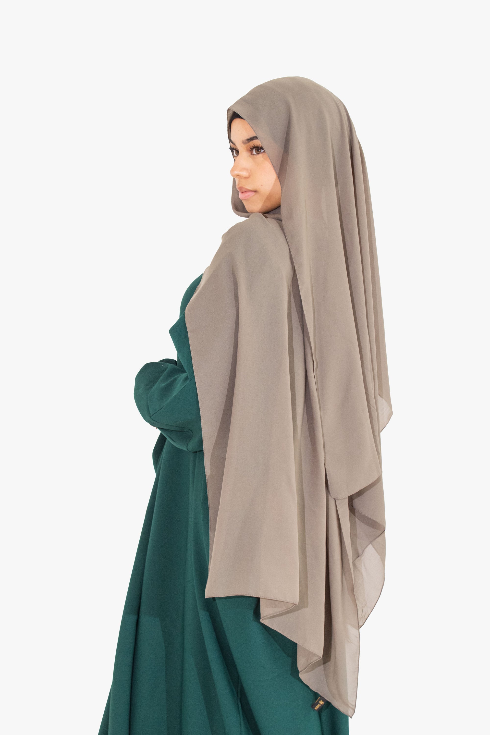 Forest Green Batwing Abaya