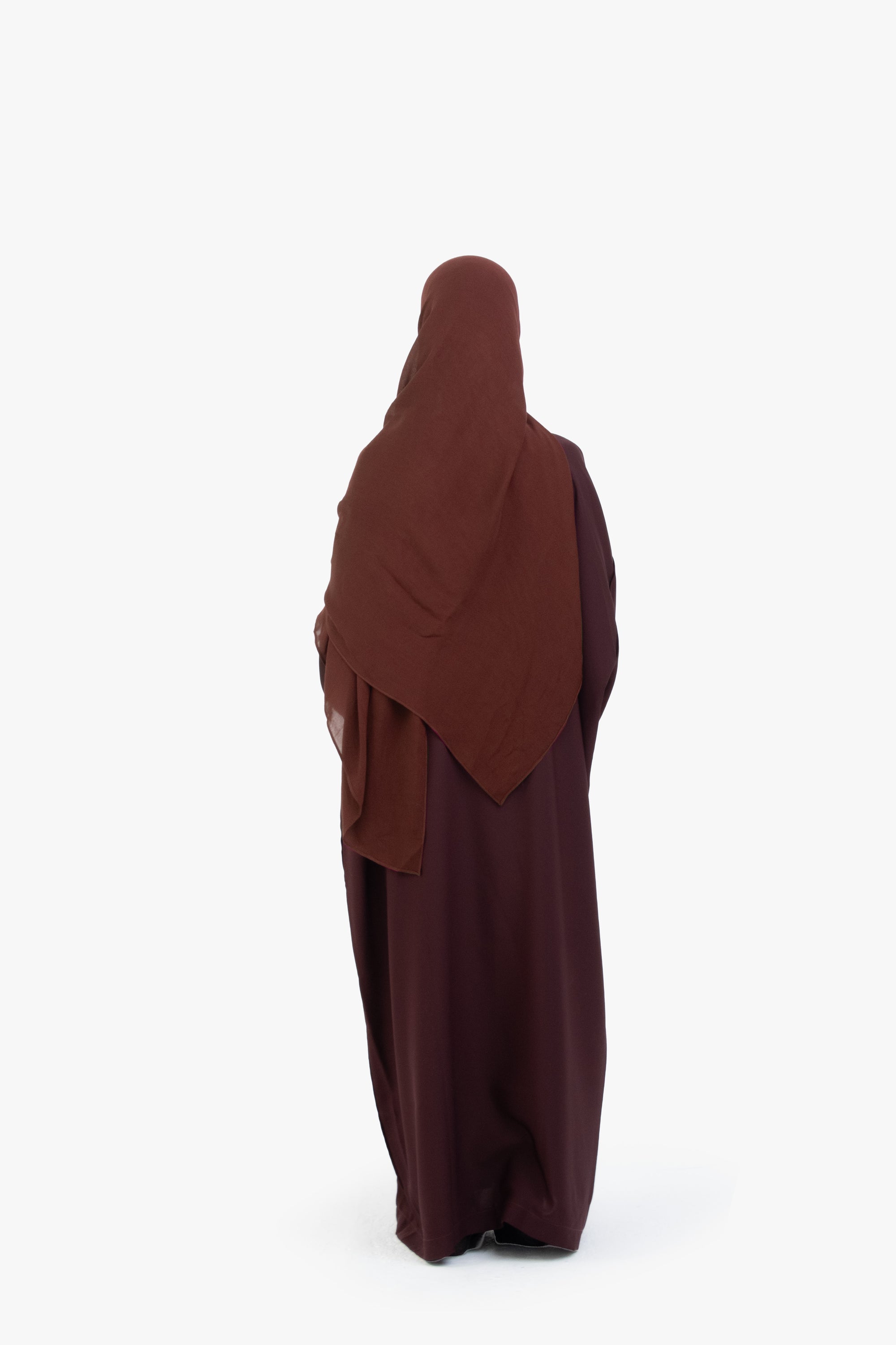 Hazelnut Brown Balloon Sleeve Abaya