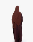 Hazelnut Brown Balloon Sleeve Abaya