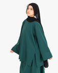 Forest Green Two-Piece Abaya