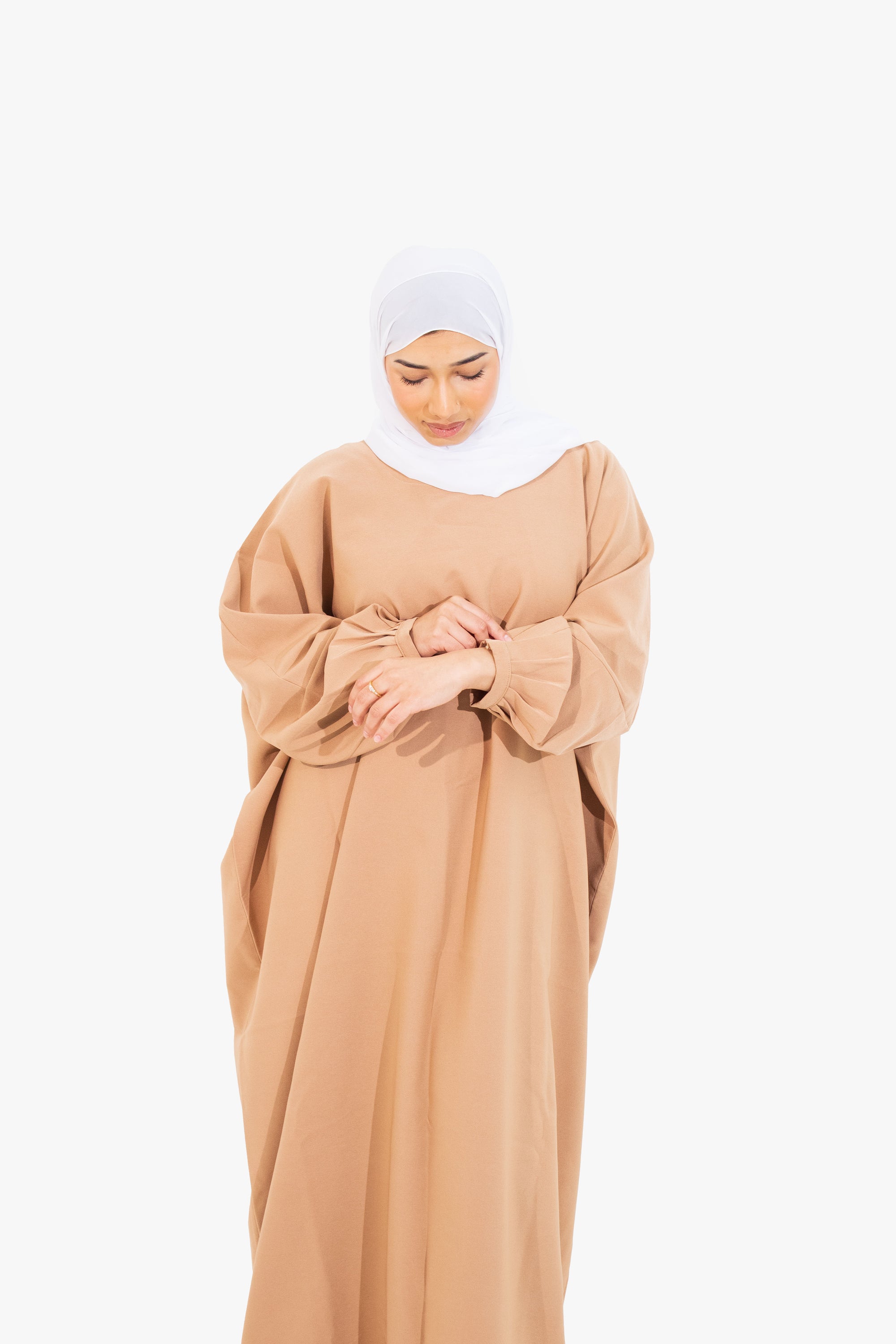 Coffee Batwing Abaya