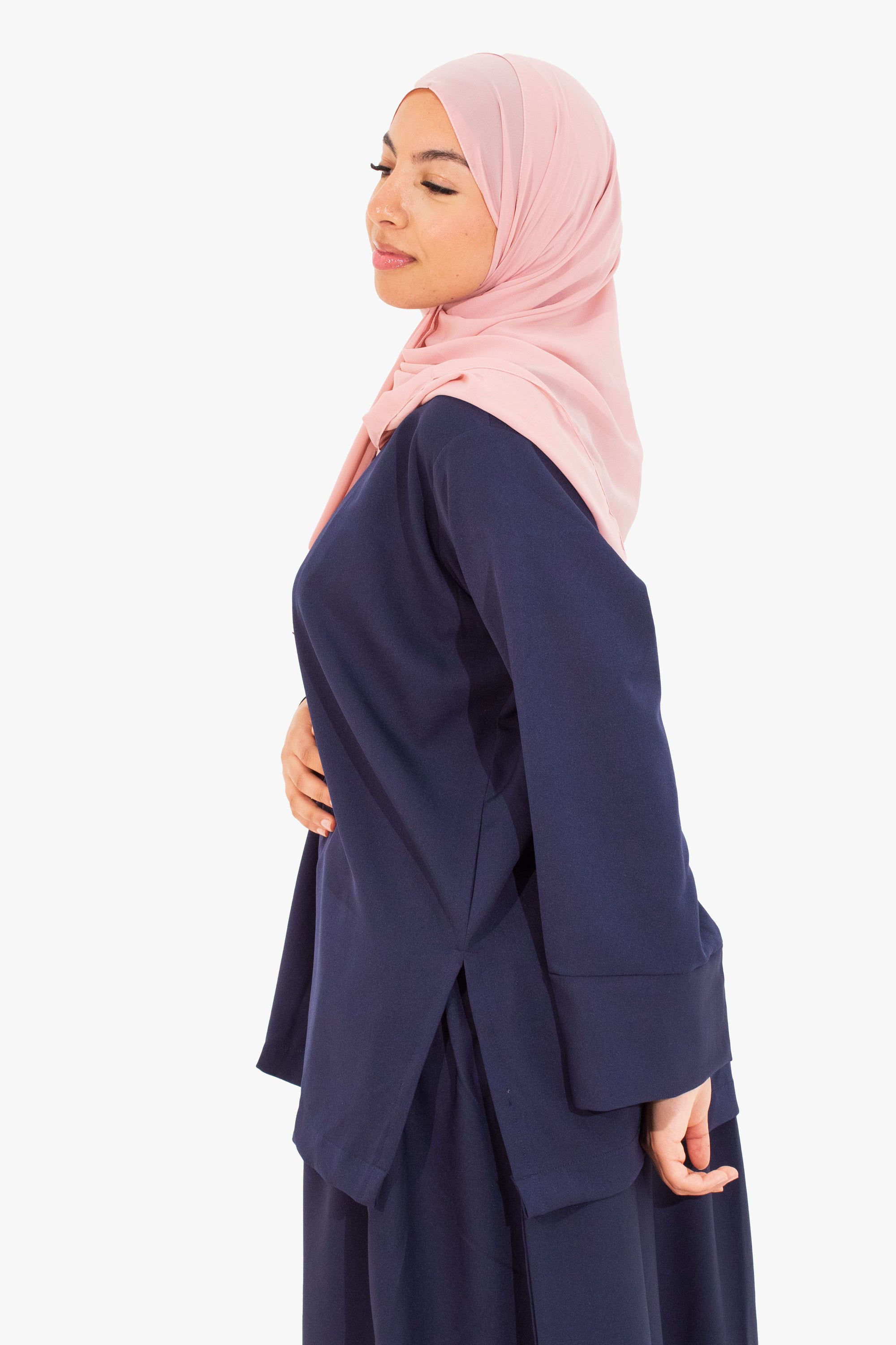 Navy Two-Piece Abaya