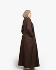 Mocha Collar Abaya