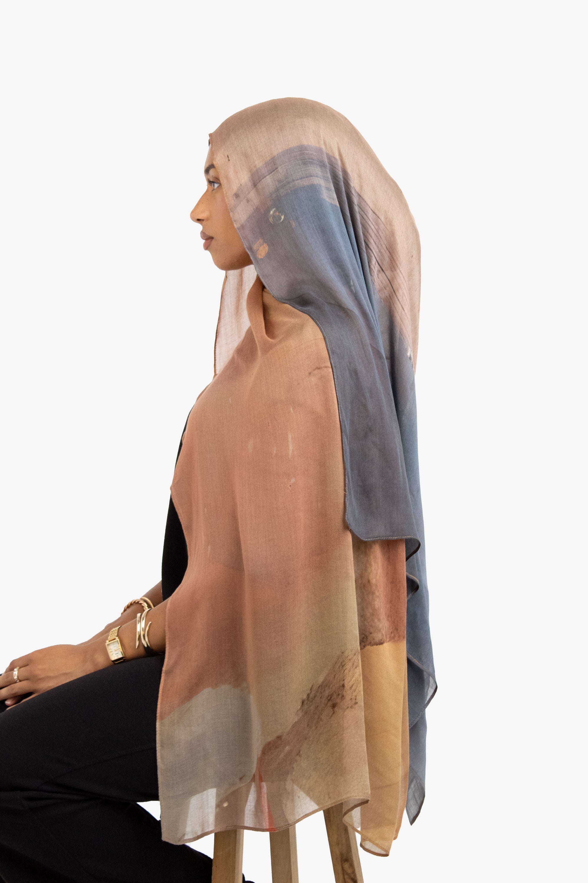 Premium Modal Printed Hijab - Sahara Canvas