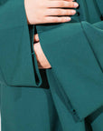 Forest Green Two-Piece Abaya