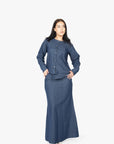 Dark Denim Mermaid Tail Skirt