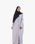 Grey Mélange Long Shirt Abaya