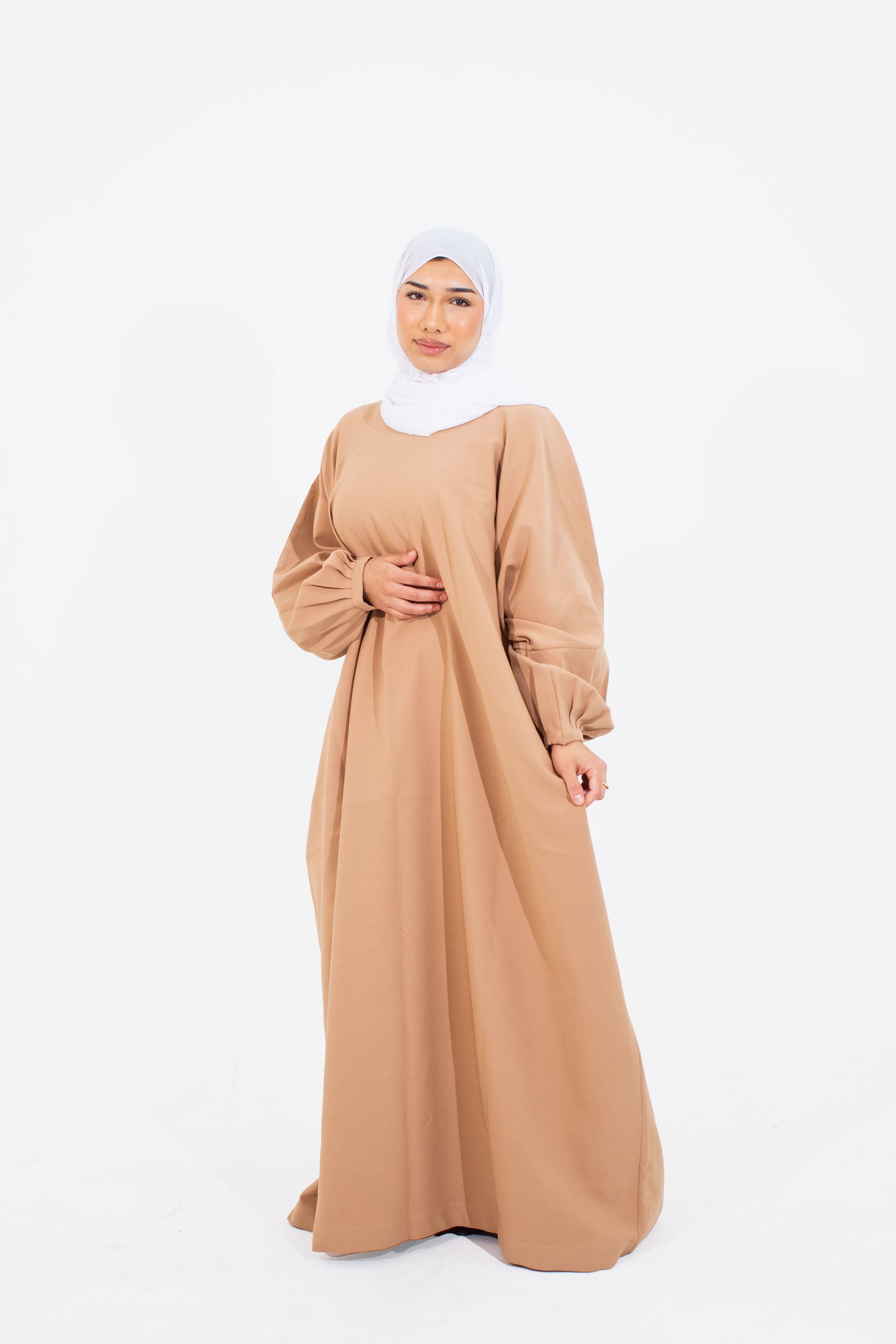 Coffee Batwing Abaya