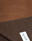 Mocha Double-Tone Winter Scarf