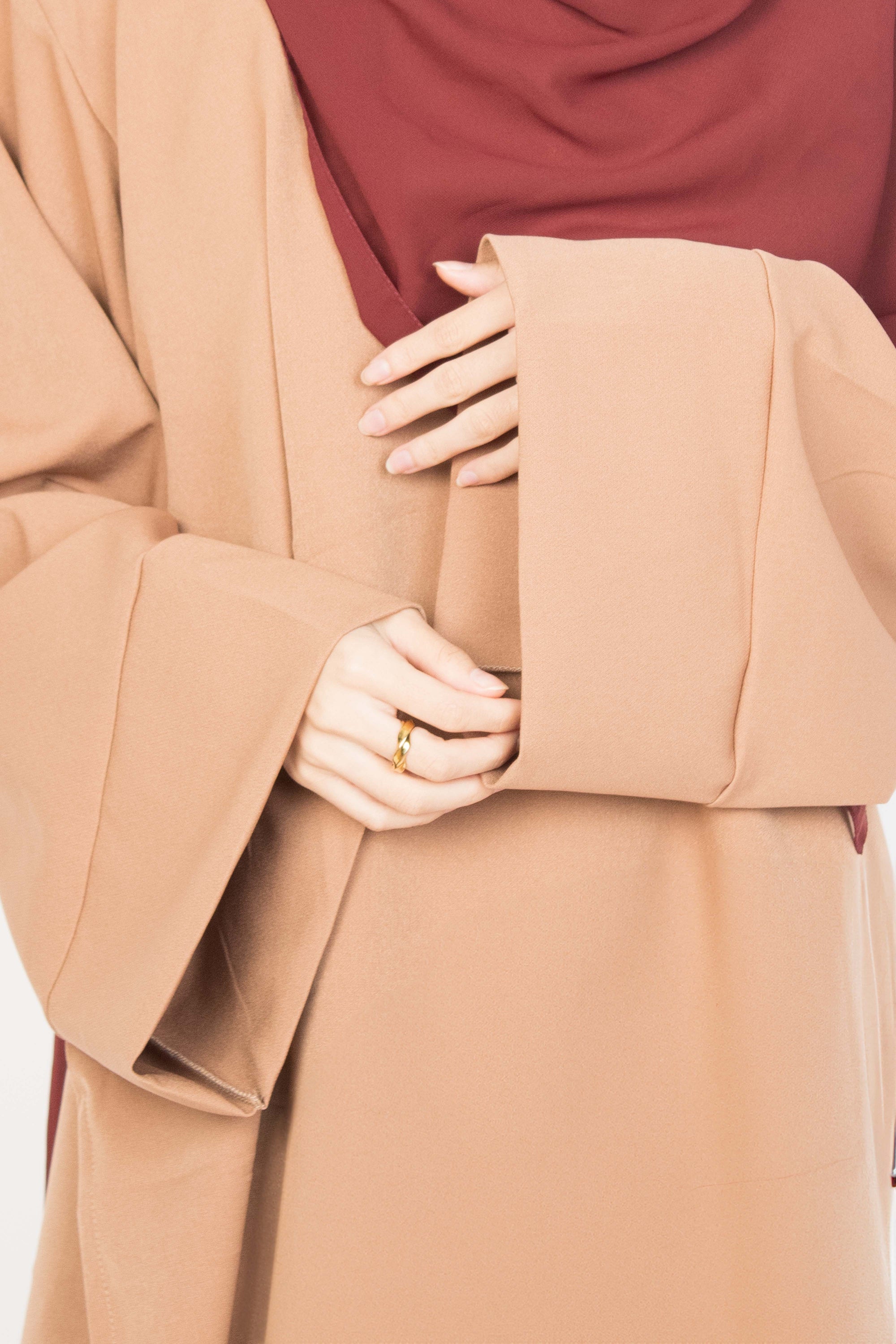 Caramel Two-Piece Abaya