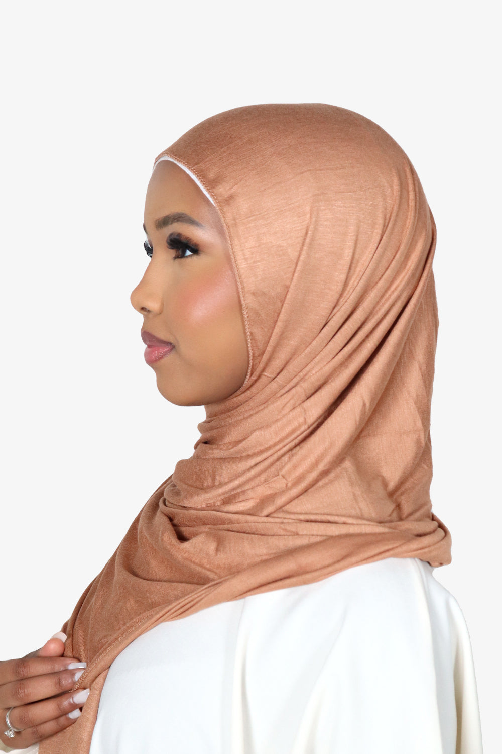 Premium Emirati Jersey Hijab & Hijab Cap Bundle