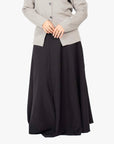 Black Eight-Panel Skirt