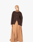 Caramel Eight-Panel Skirt