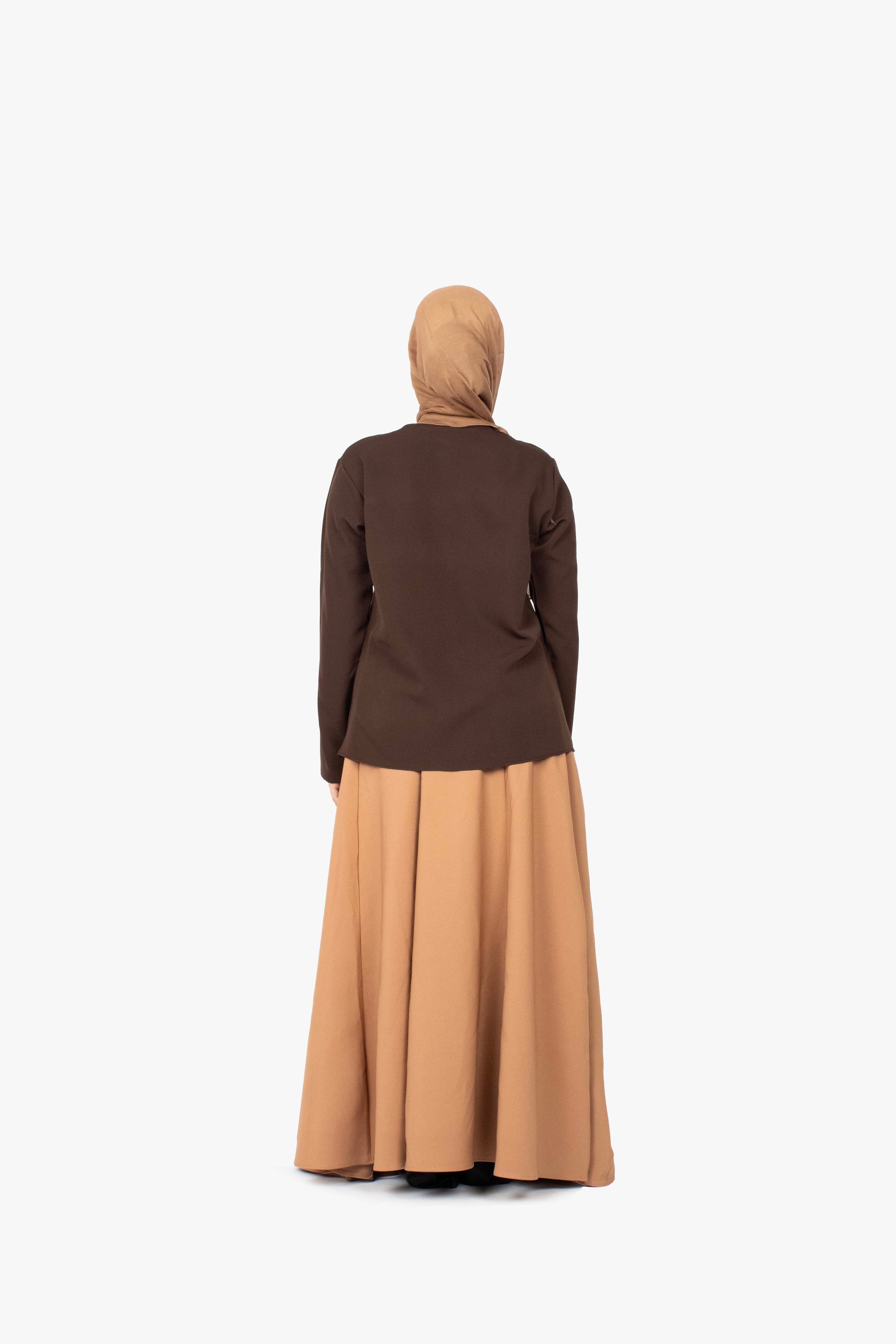 Caramel Eight-Panel Skirt