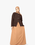 Caramel Eight-Panel Skirt