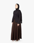 Black Round Neck Blazer