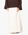 Cream Elasticated Skirt