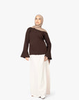 Cream Elasticated Skirt