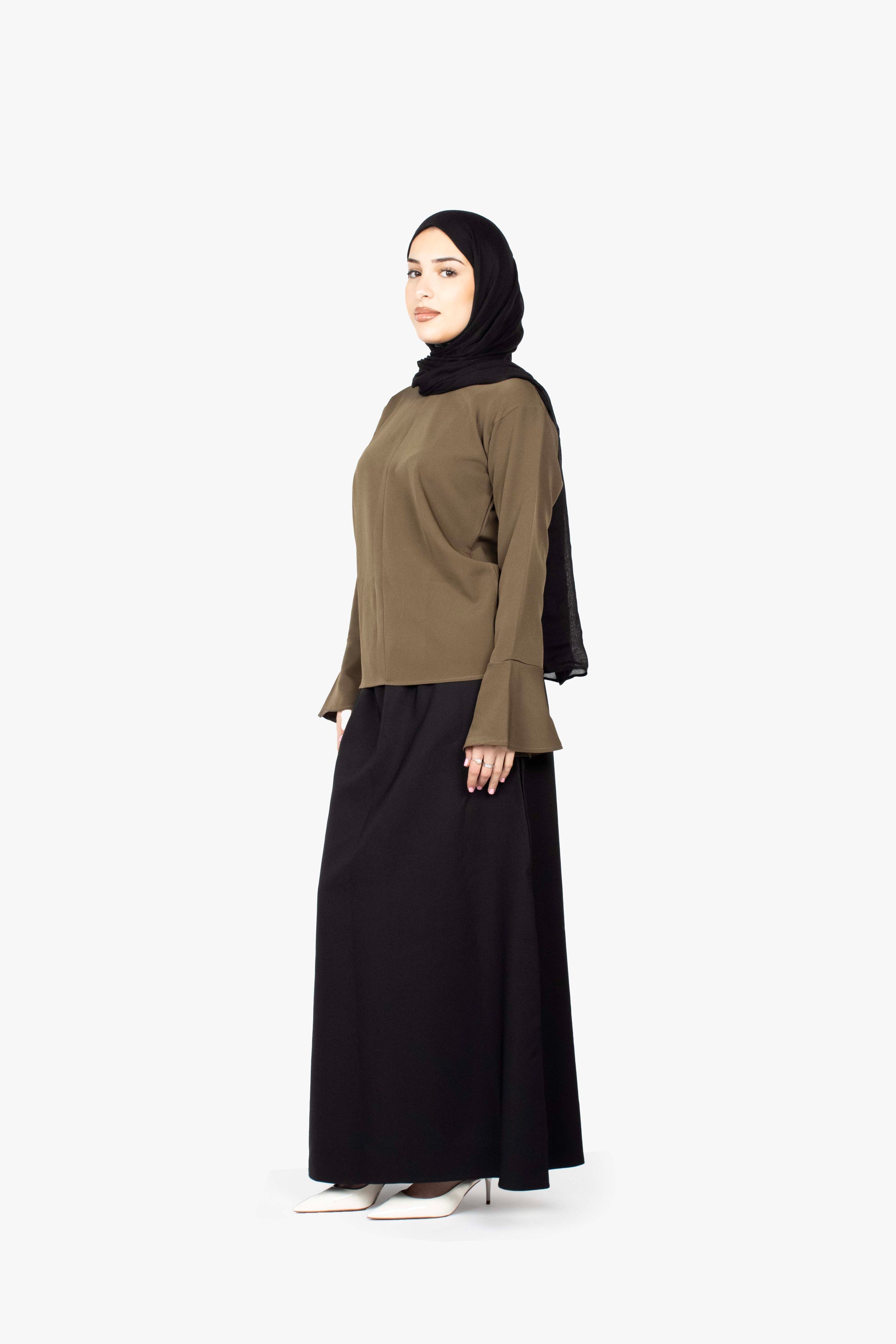 Black Elasticated Skirt