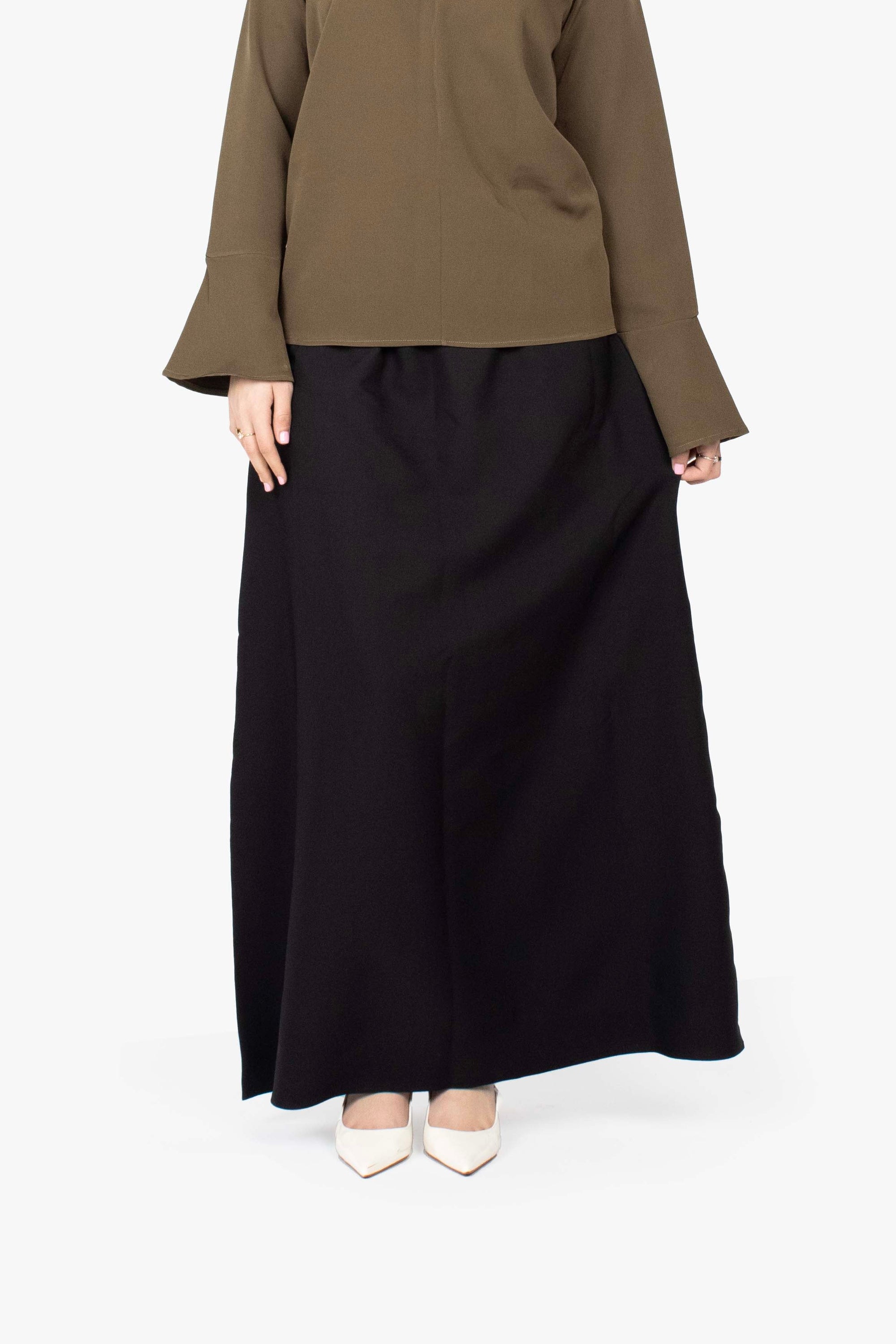 Black Elasticated Skirt