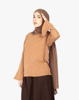 Caramel Tulip Sleeve Top
