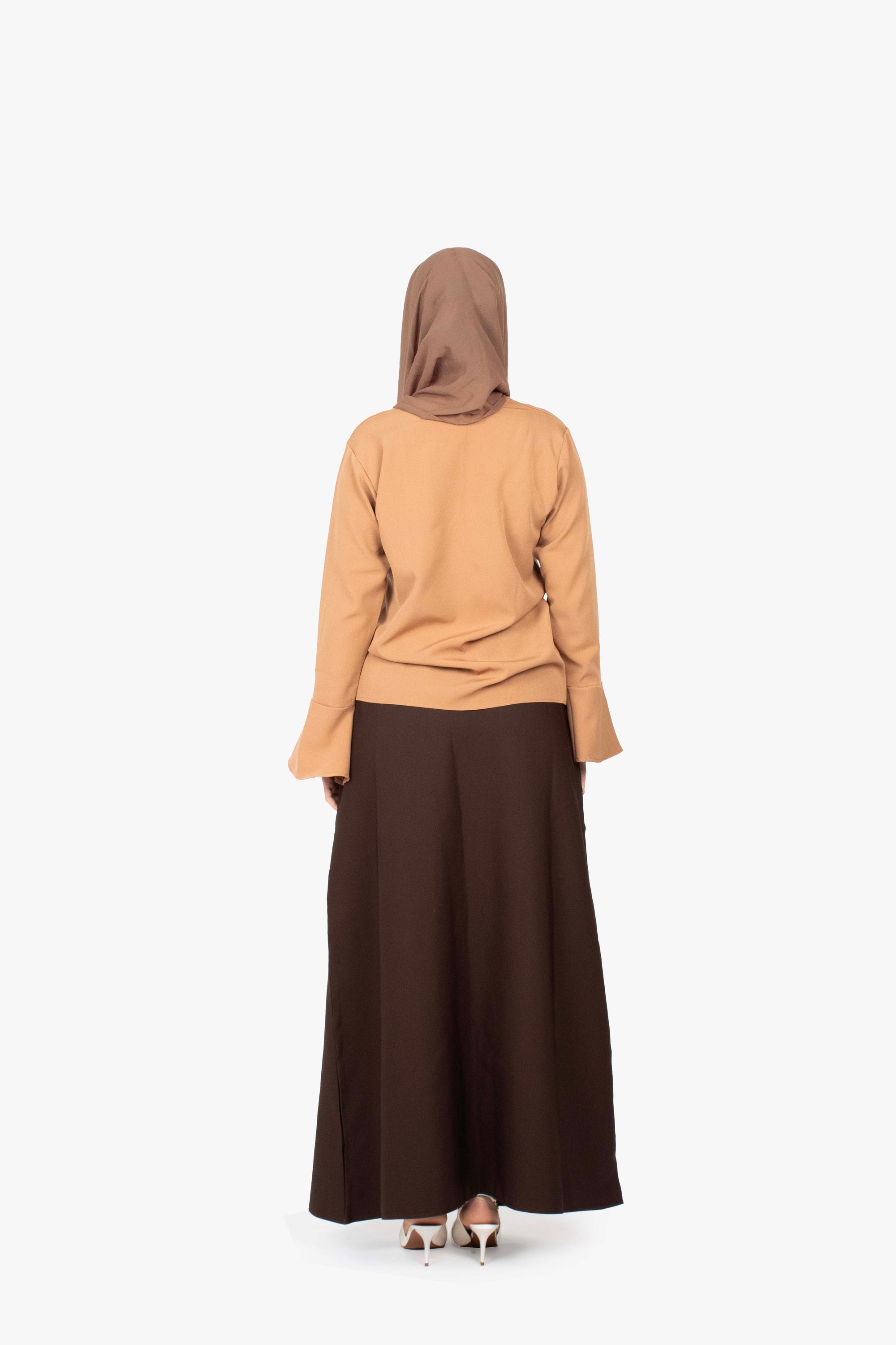 Caramel Tulip Sleeve Top