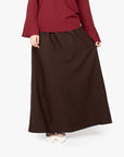 Mocha Brown Elasticated Skirt